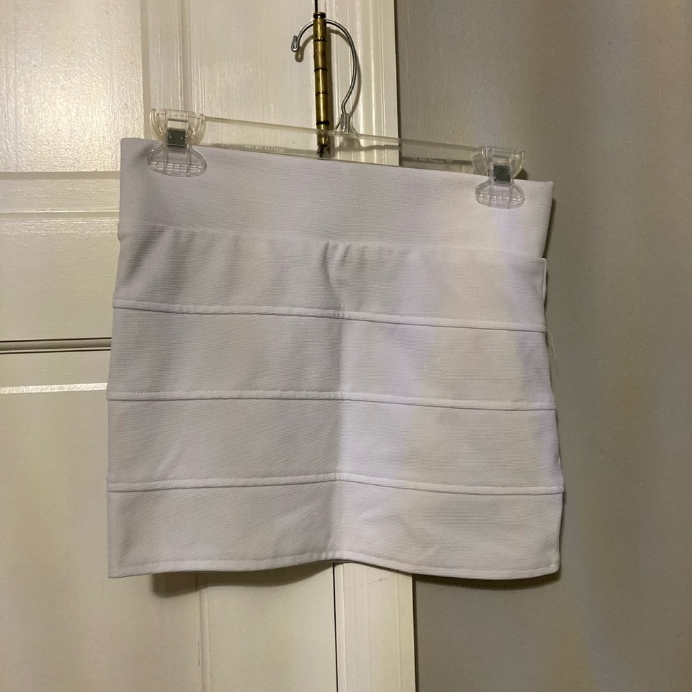Body Central White Mini Skirt